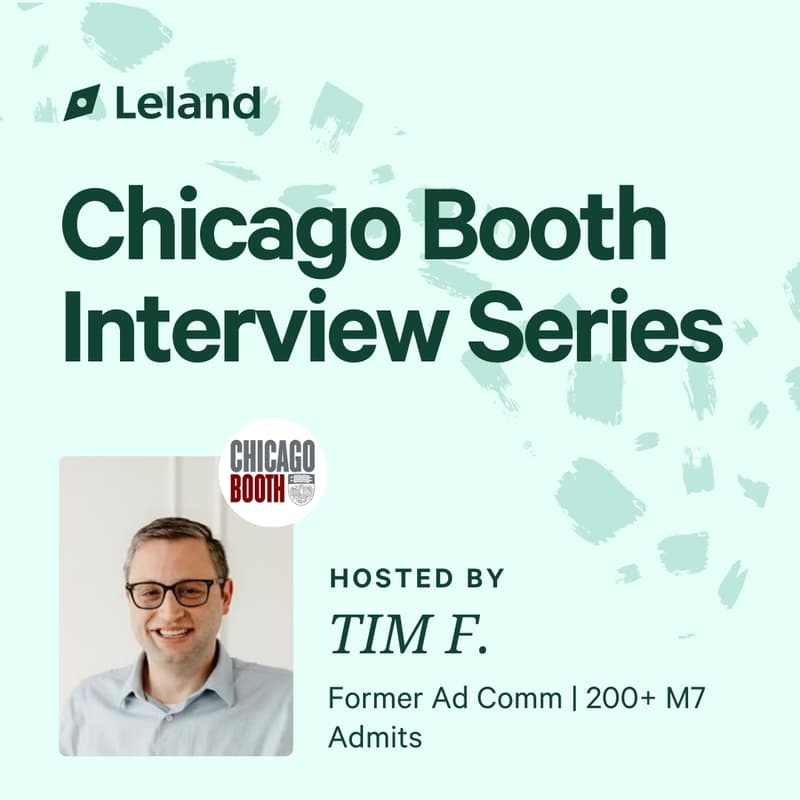 Cover Image for Chicago Booth Interview Series