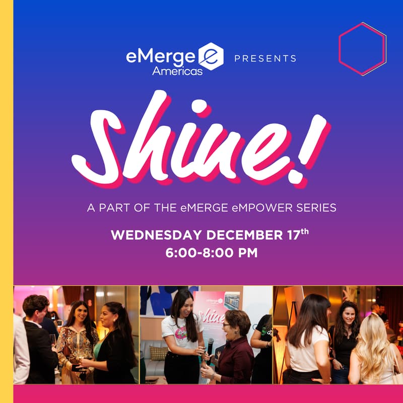 Cover Image for Shine! Pitch Competition, an eMerge eMPOWER Series Event