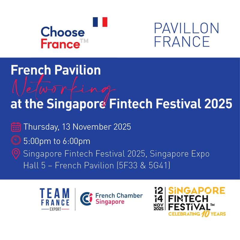 Cover Image for French Pavilion Networking at the Singapore Fintech Festival 2025