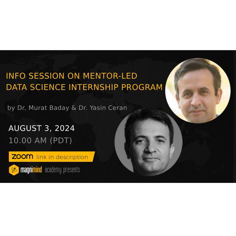 Cover Image for Info Session on Mentor-Led Data Science Internship Program