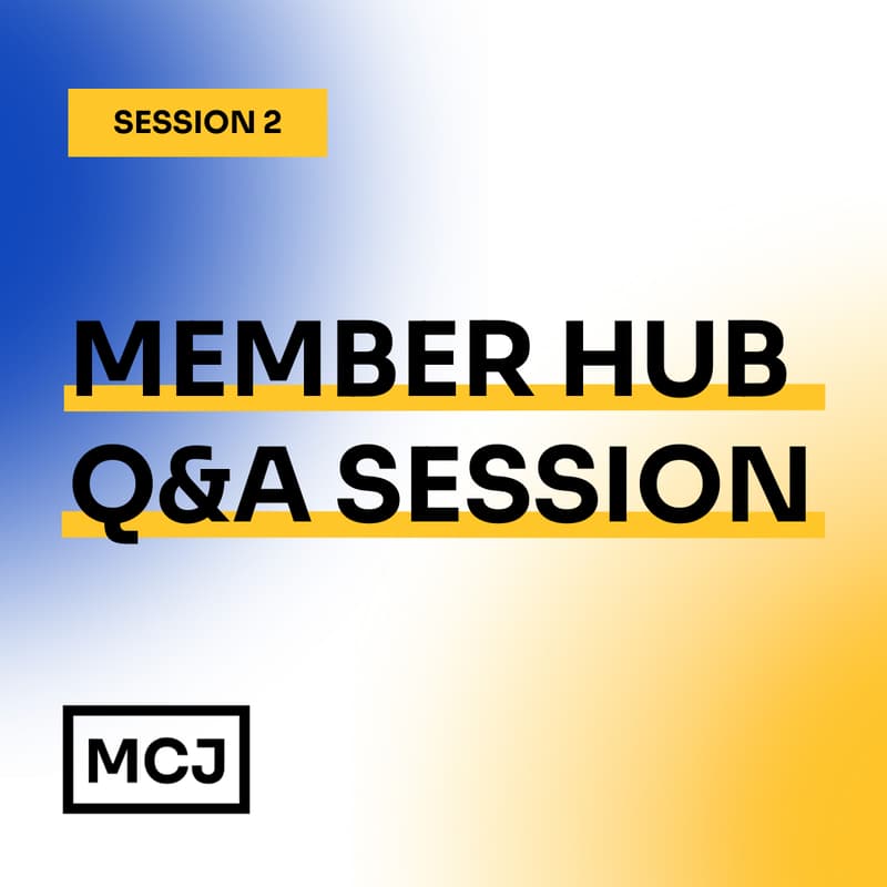Cover Image for Member Hub: Drop-In Q&A Session - 2