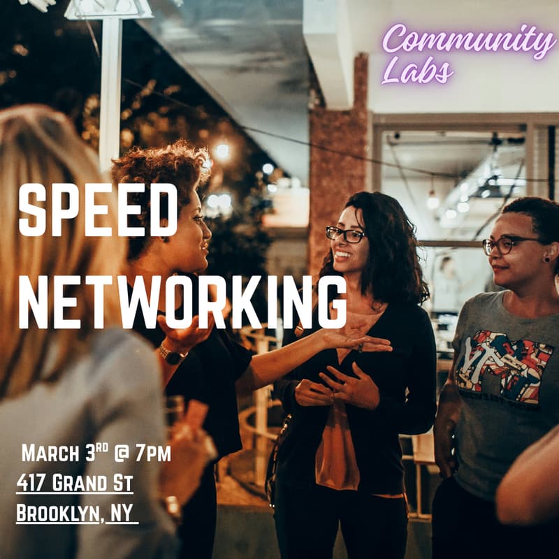 Cover Image for Not-So-Typical Speed Networking with Community Labs