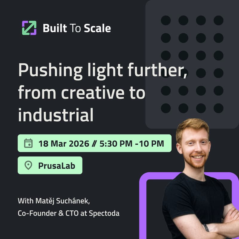 Cover Image for Built to Scale: Pushing light further, from creative to industrial – with Matěj Suchánek