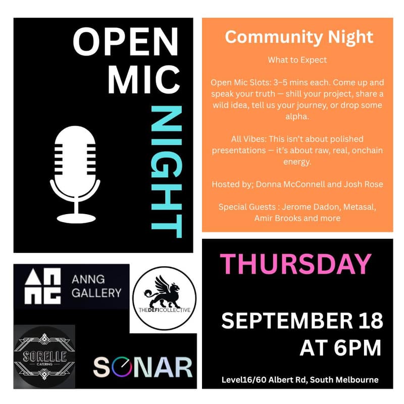 Cover Image for Web3 Community Night- 18th September | ANNG Gallery