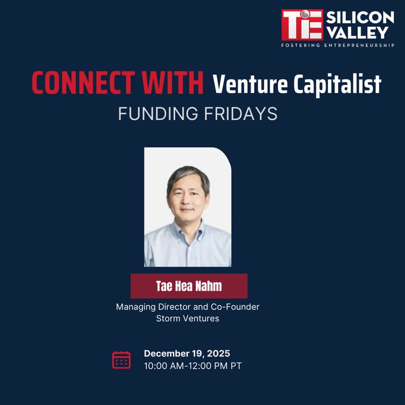 Cover Image for Funding Fridays by TiE Silicon Valley