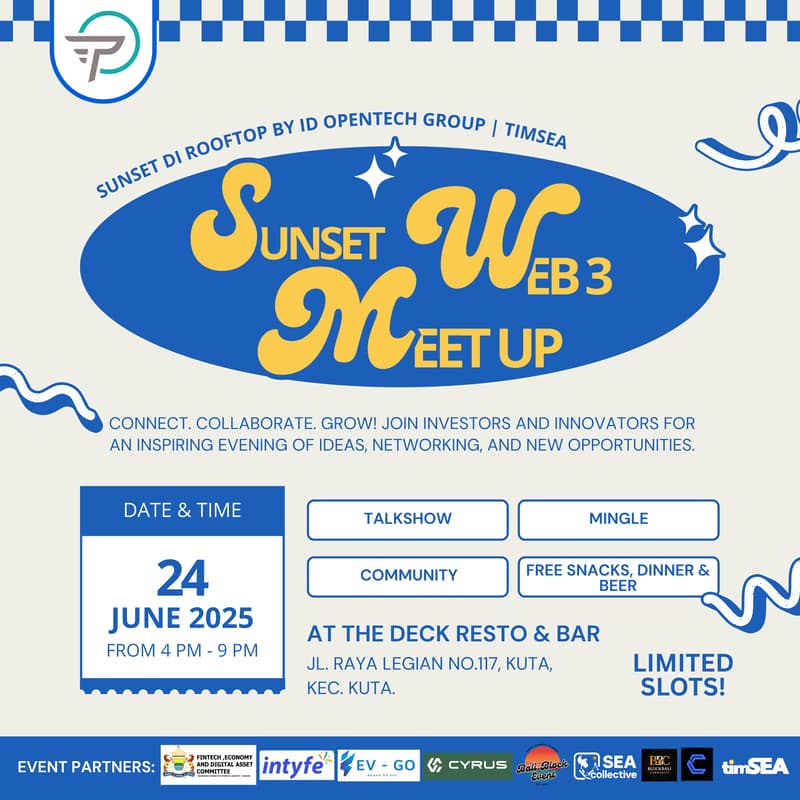 Cover Image for Sunset Web3 MeetUp by ID OPEN TECH GROUP