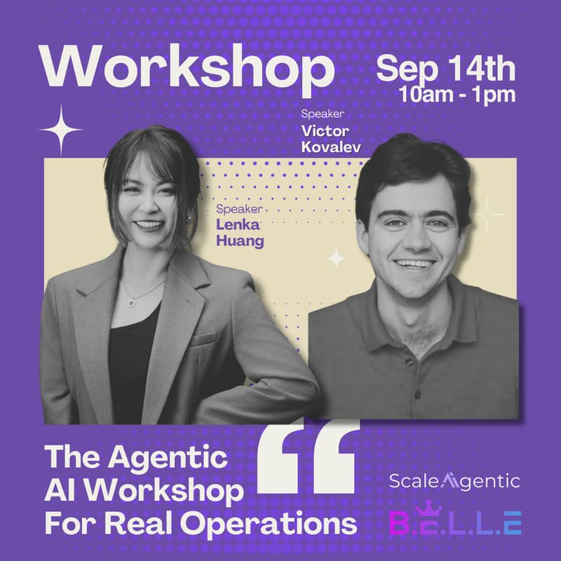 Cover Image for The Agentic AI Workshop for Real Operations - π‘Small Group | In-Person