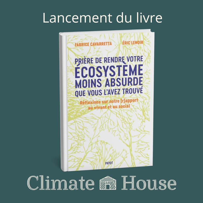 Cover Image for Lancement du livre 'Prière de rendre votre écosystème moins absurde que vous l’avez trouvé'