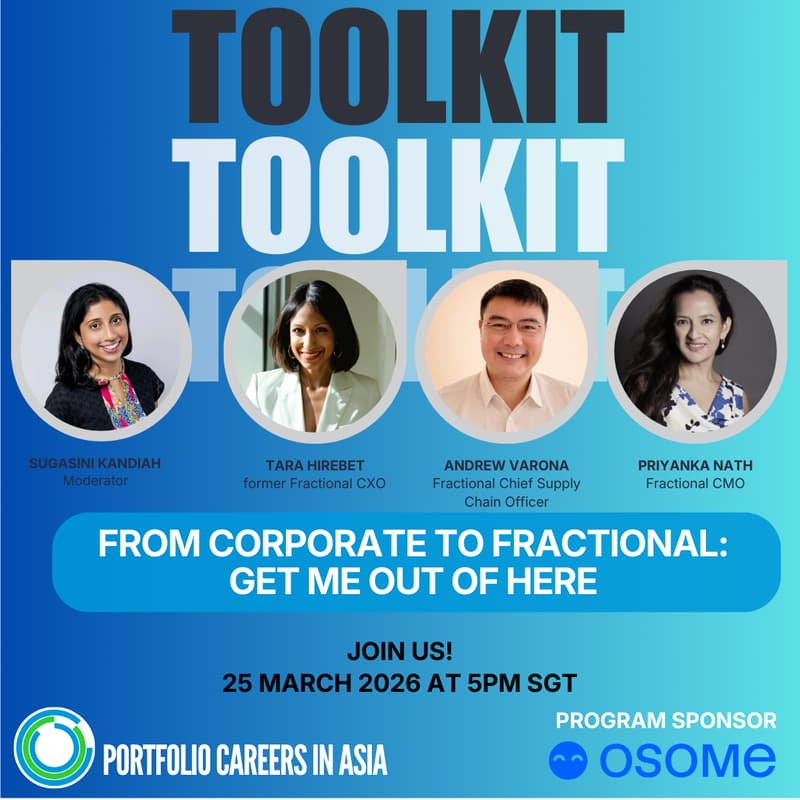 Cover Image for PCA Toolkit - 'From Corporate to Fractional: Get me out of here'