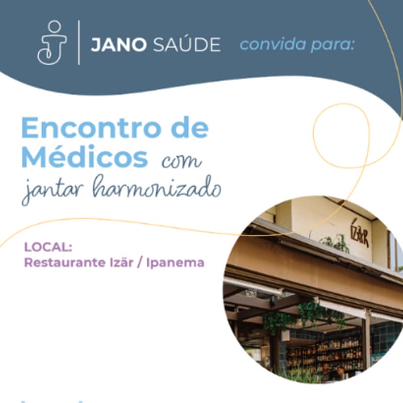 Imagem de capa de [JANTAR JANO SAÚDE] Atendimento interdisciplinar no TEA: como integrar as especialidades para potencializar os resultados clínicos