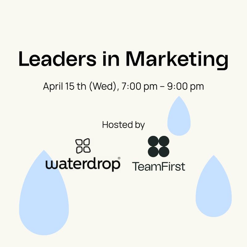 Cover Image for Leaders in Marketing with waterdrop®