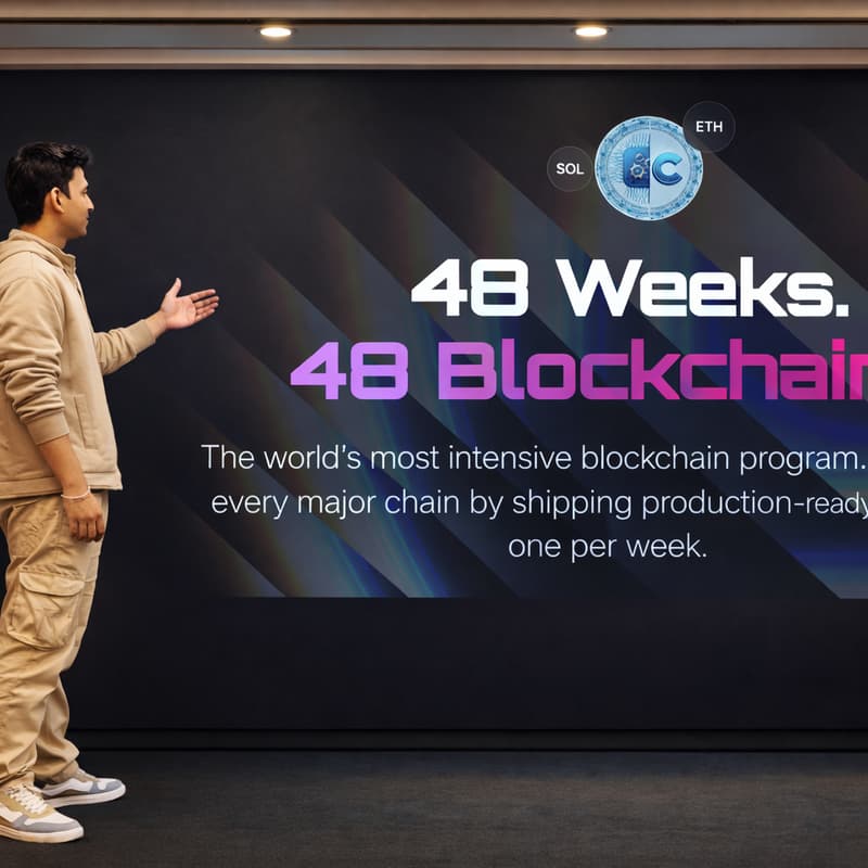 Cover Image for 48 WEEKS. 48 BLOCKCHAINS!
