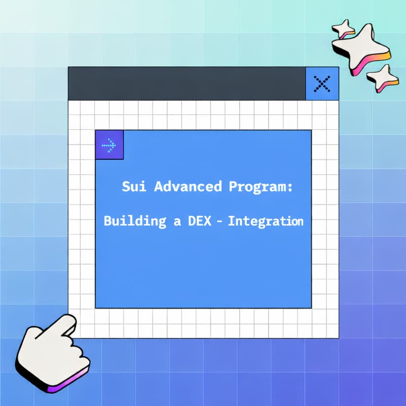 Cover Image for Sui Advanced Program: Building a DEX - Integration