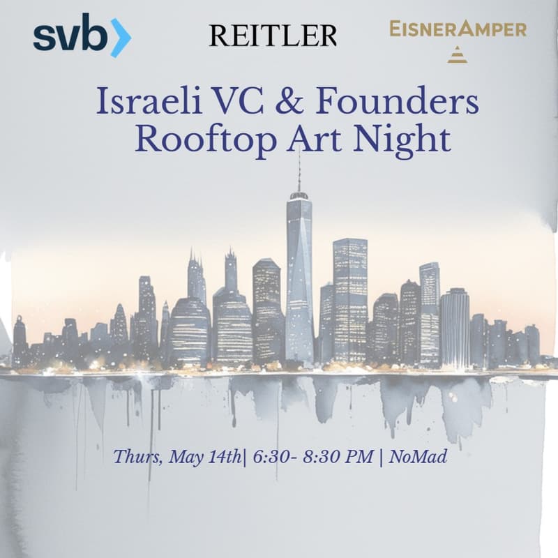 Cover Image for Israeli VCs and Founders: Rooftop Art Night