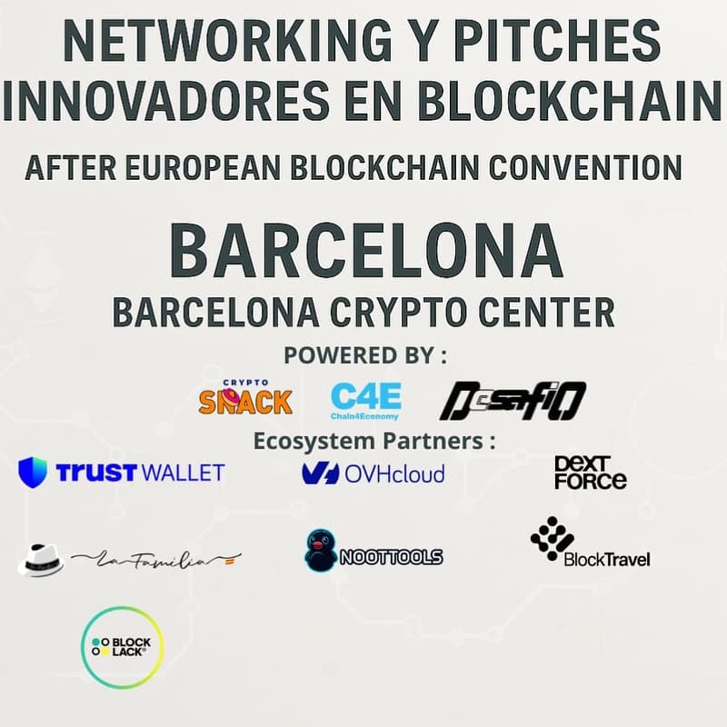 Cover Image for Side Event Crypto: Networking y Pitches Innovadores en Blockchain