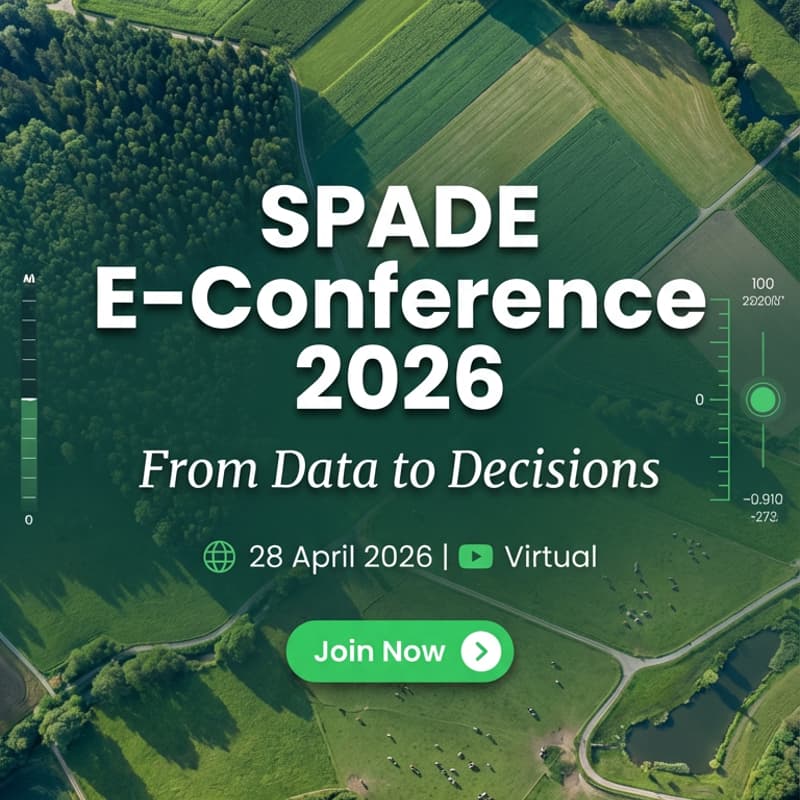 Cover Image for SPADE E-Conference 2026: UAVs and Data Spaces for Sustainable Agriculture, Forestry and Livestock