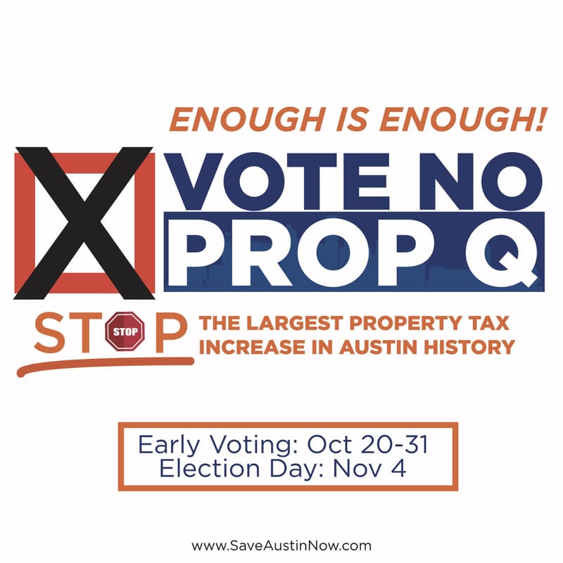 Cover Image for Early Vote NO on Prop Q event