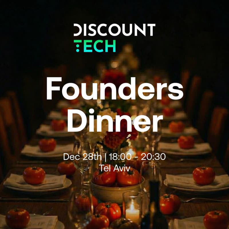 Cover Image for Founders Dinner by Discount Tech