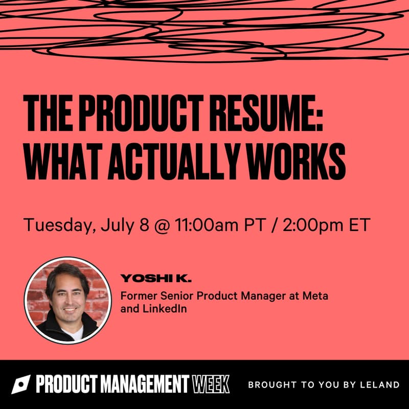 Cover Image for The Product Resume: What Actually Works