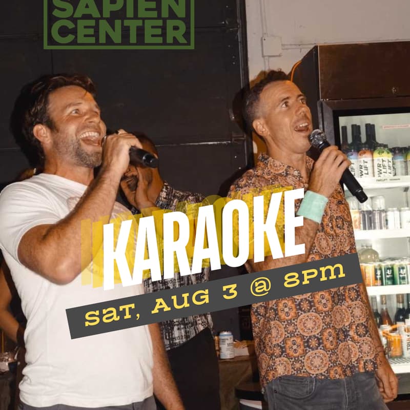 Cover Image for Sapien Center Karaoke Night!