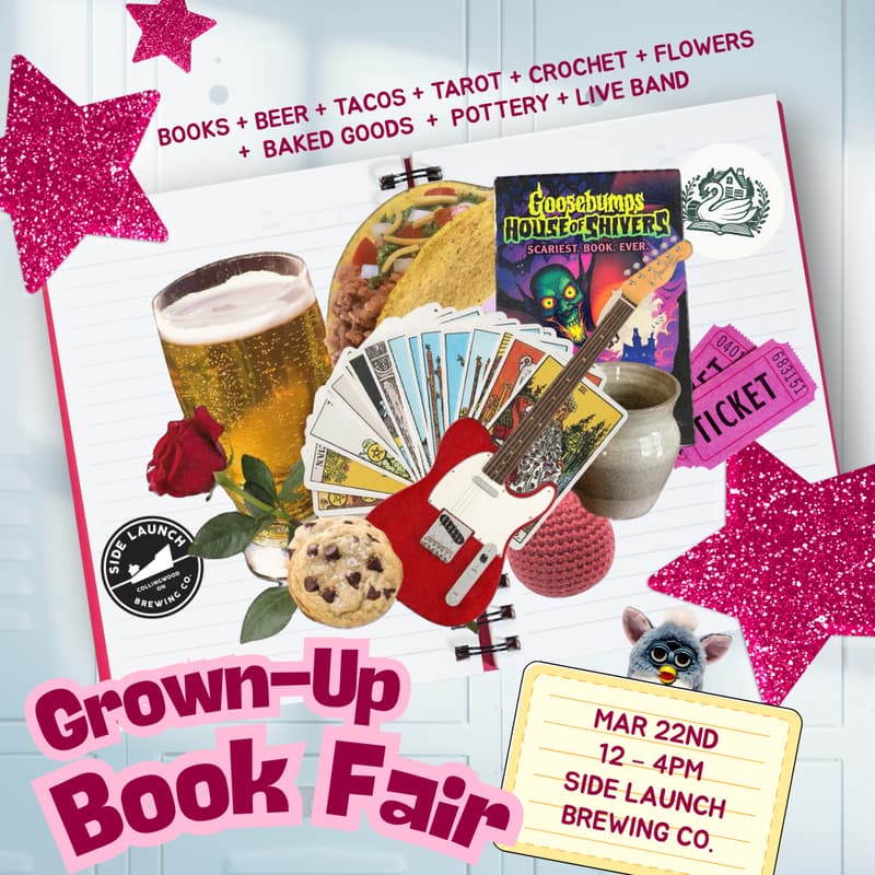 Cover Image for Grown-Up Book Fair