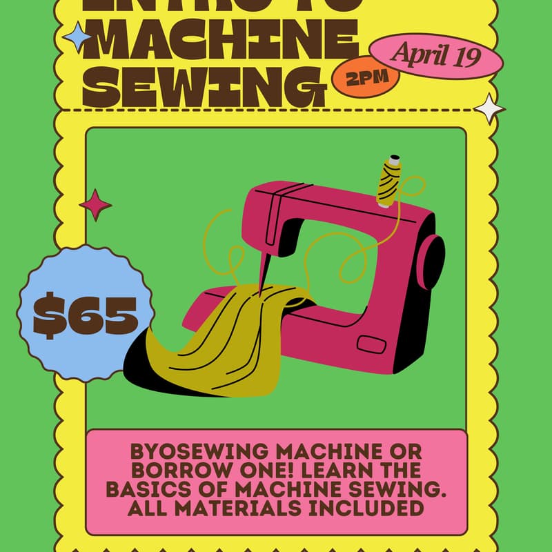 Cover Image for Intro to Machine Sewing