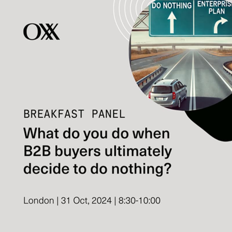 Cover Image for Breakfast panel: What do you do when B2B buyers ultimately decide to do nothing?