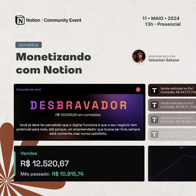 Cover Image for Notion Sampa: Monetizando Notion | Presencial