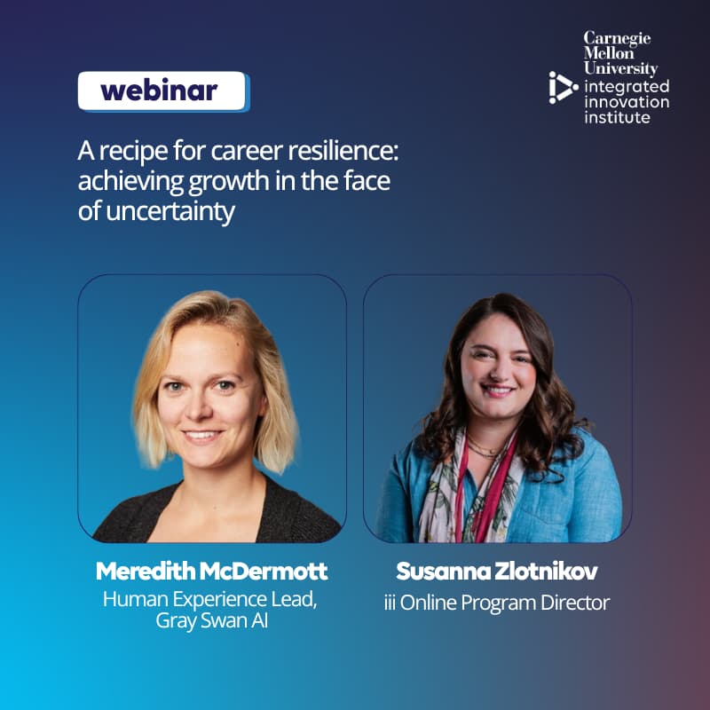 Cover Image for A recipe for career resilience: achieving growth in the face of uncertainty