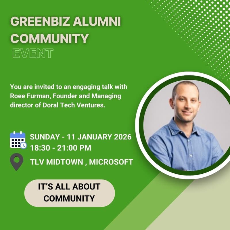 Cover Image for GreenBiz Alumni Community Event