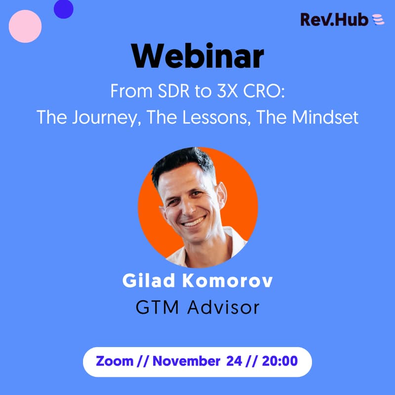 Cover Image for From SDR to 3x CRO: The Journey, The Lessons, The Mindset