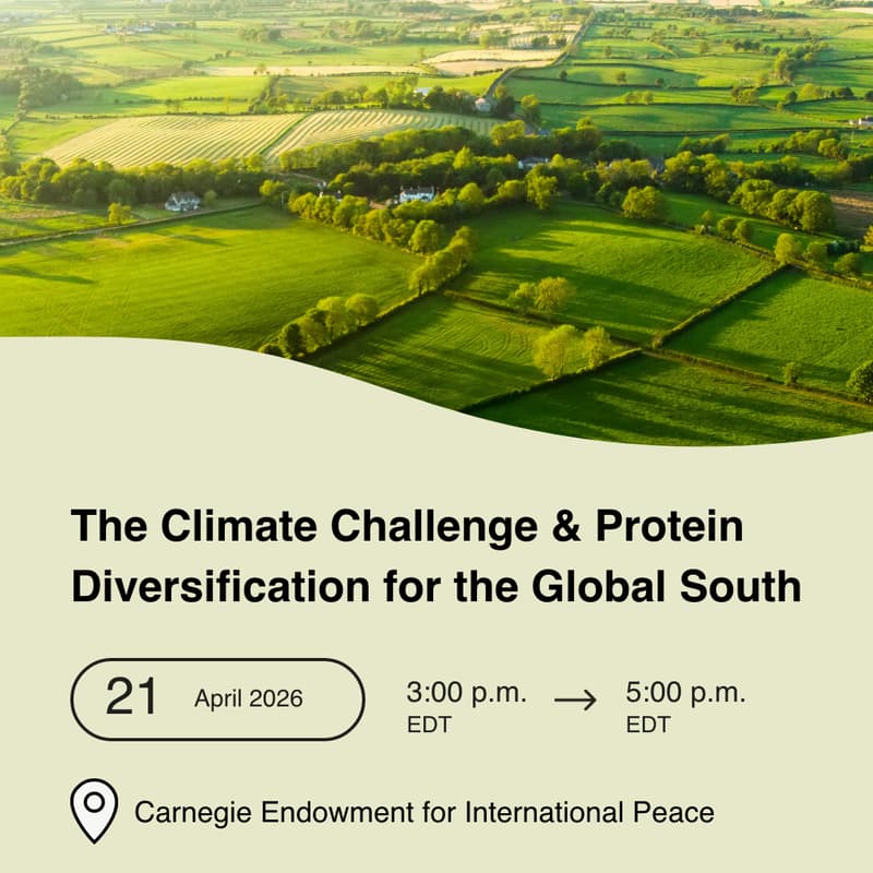Cover Image for The Climate Challenge & Protein Diversification for the Global South