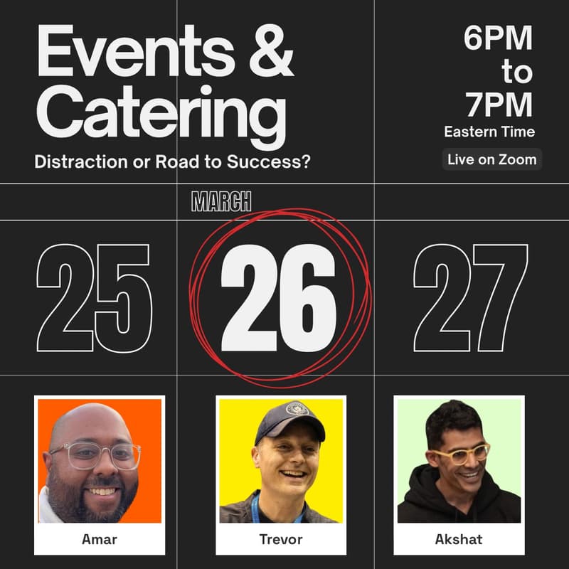 Cover Image for Cafe Events & Catering: Distraction or Road to Success?