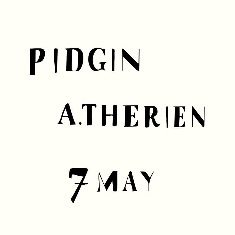 Cover Image for A Conversation with Pidgin & A.THERIEN at The Caboose