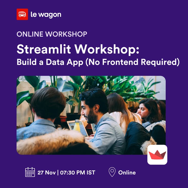 Cover Image for Building data apps with Streamlit