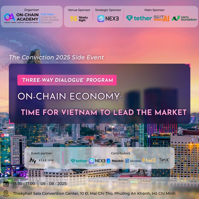 Cover Image for "Three-way Dialogue" Program: On-chain Economy - Time For Vietnam To Lead The Market