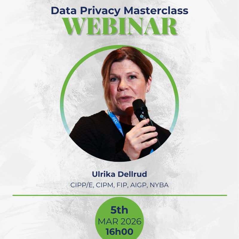 Cover Image for Data Privacy Masterclass with Ulrika Dellrud