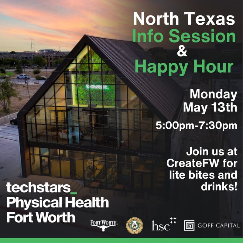 Cover Image for Techstars Health | North Texas Info Session & Happy Hour
