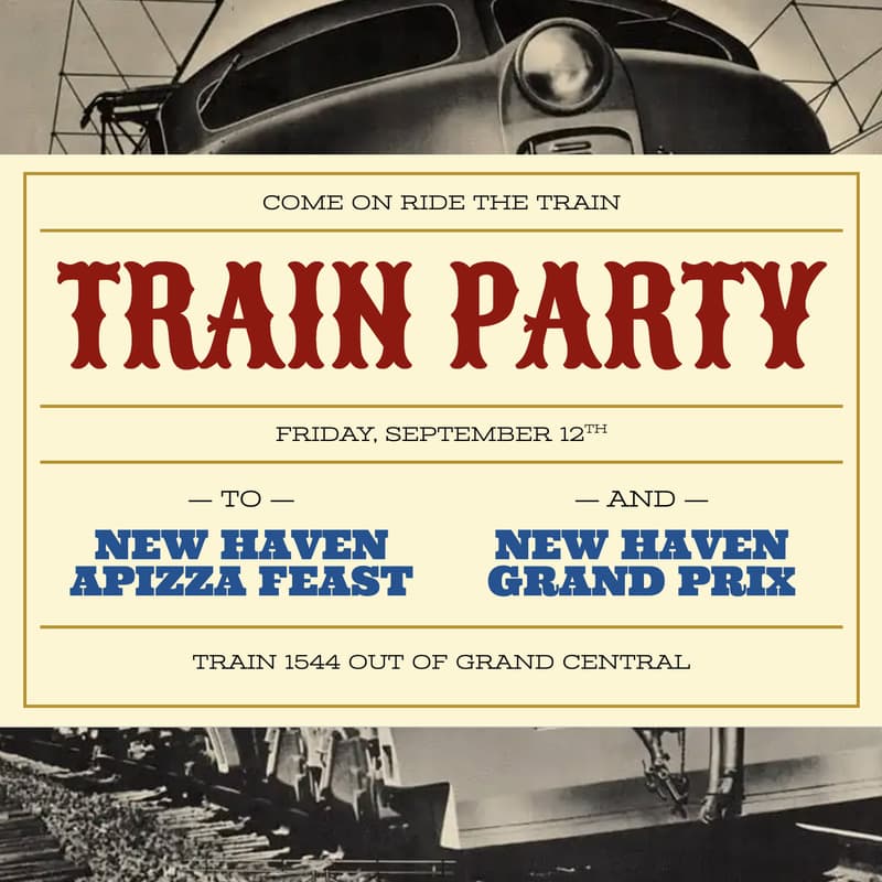 Cover Image for Train Party to New Haven