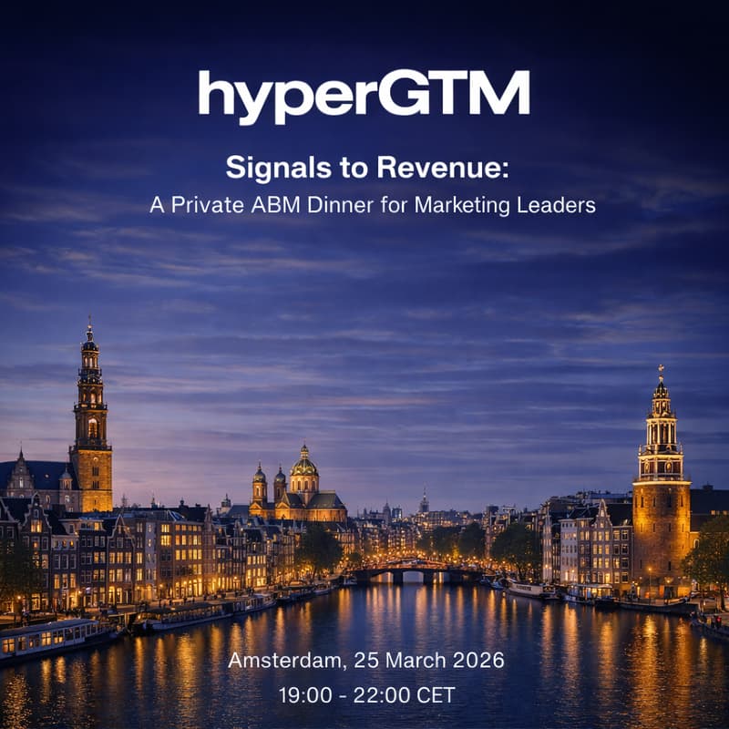 Cover Image for Signals to Revenue: A Private ABM Dinner for Marketing Leaders