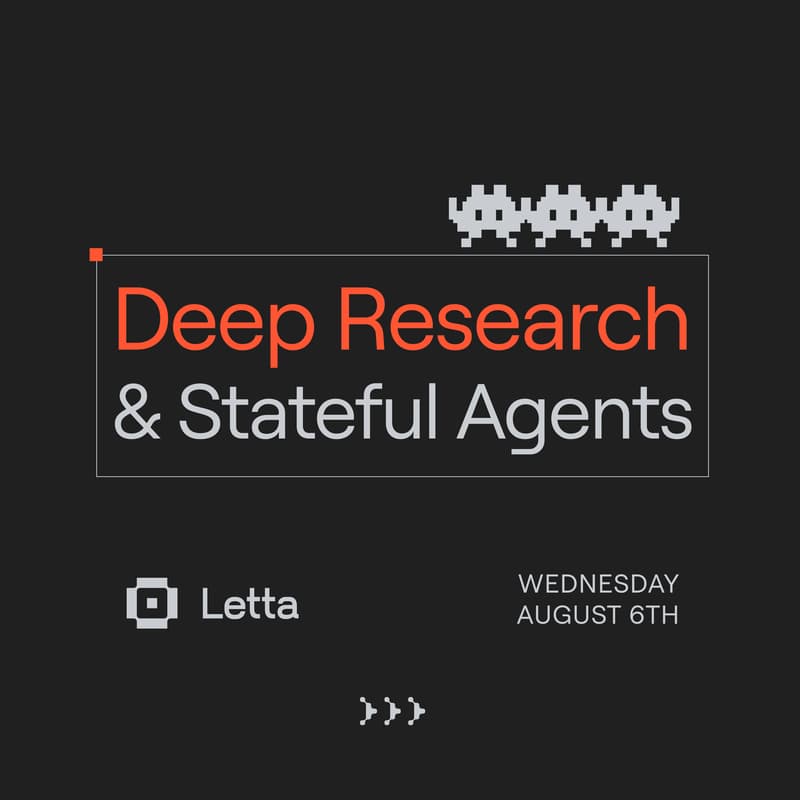 Cover Image for Stateful Agents Meetup: Deep Research