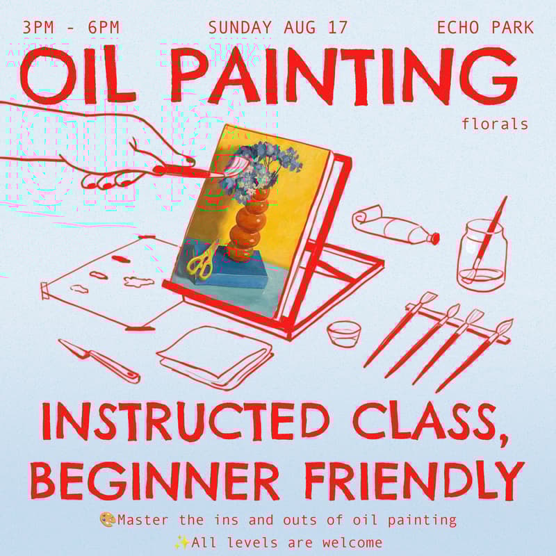 Cover Image for Oil Painting Class - Florals