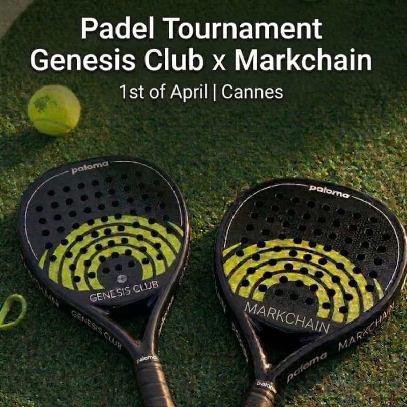 Cover Image for Padel tournament by Genesis Club x Markchain