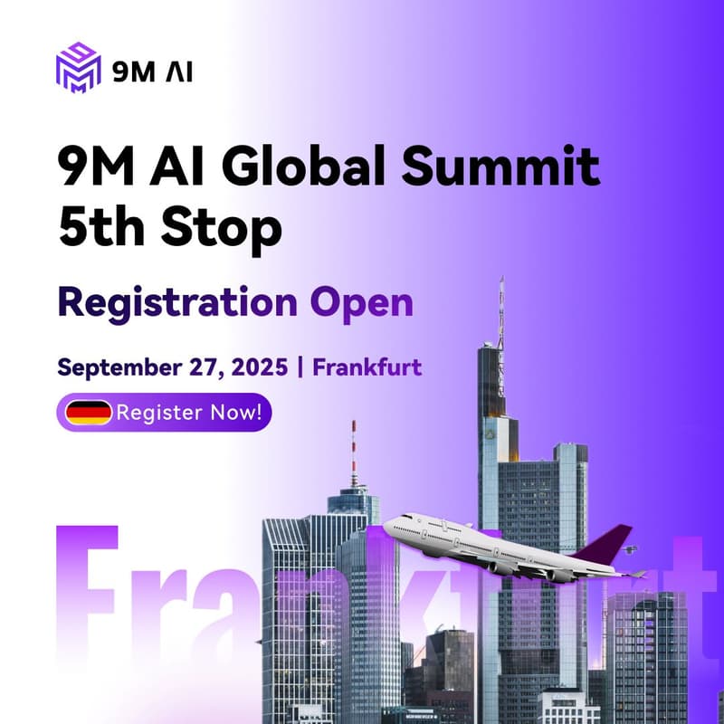 Cover Image for 9M AI Global Summit · 5th Stop | Frankfurt, Germany