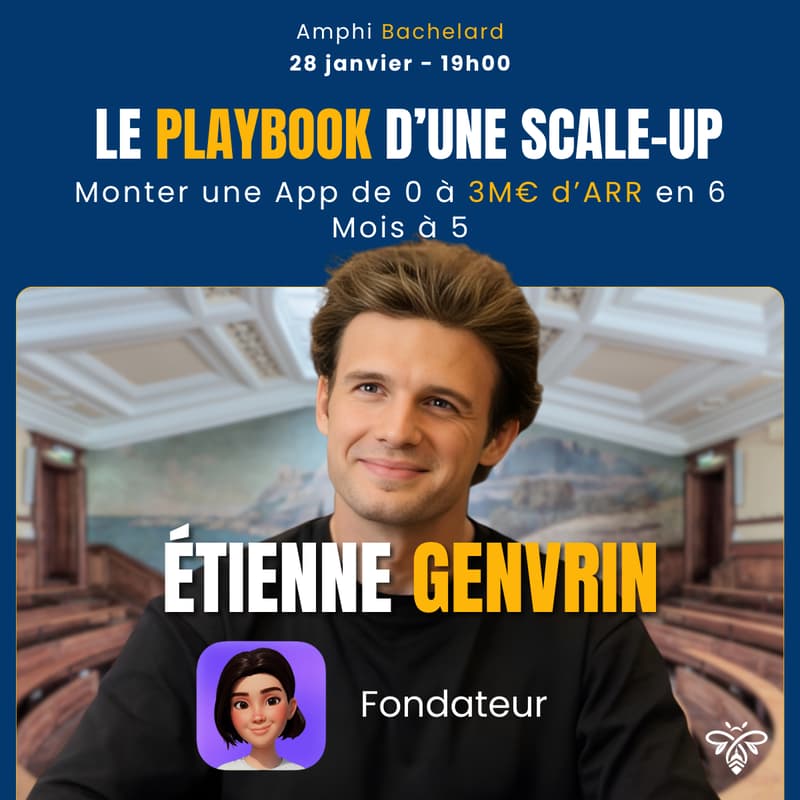 Cover Image for Le Playbook d'une Scale-Up : Monter une App de 0 à 3M€ d'ARR en 6 mois à 5