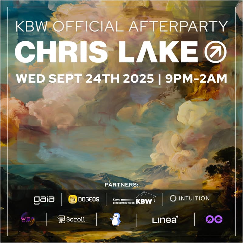 Cover Image for KBW 2025 Official Afterparty | Closing Night with Chris Lake | Powered by Gaia x DogeOS
