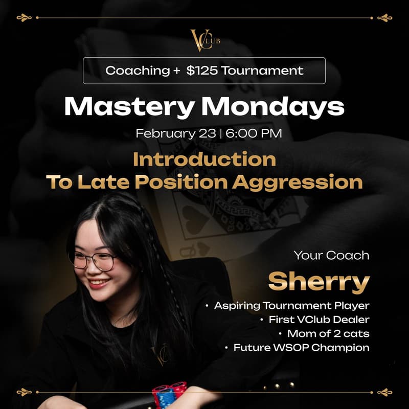 Cover Image for VClub | Range building workshop: short stack strategy in the small blind