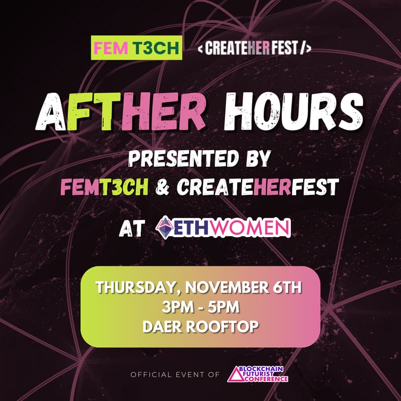 Cover Image for ✨ AFTHER HOURS ✨ by Fem T3ch & CreateHER Fest