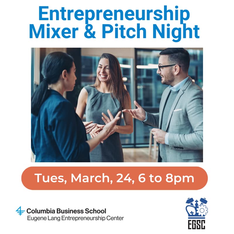 Cover Image for CBS x SEAS Entrepreneurship Mixer + Pitch Night