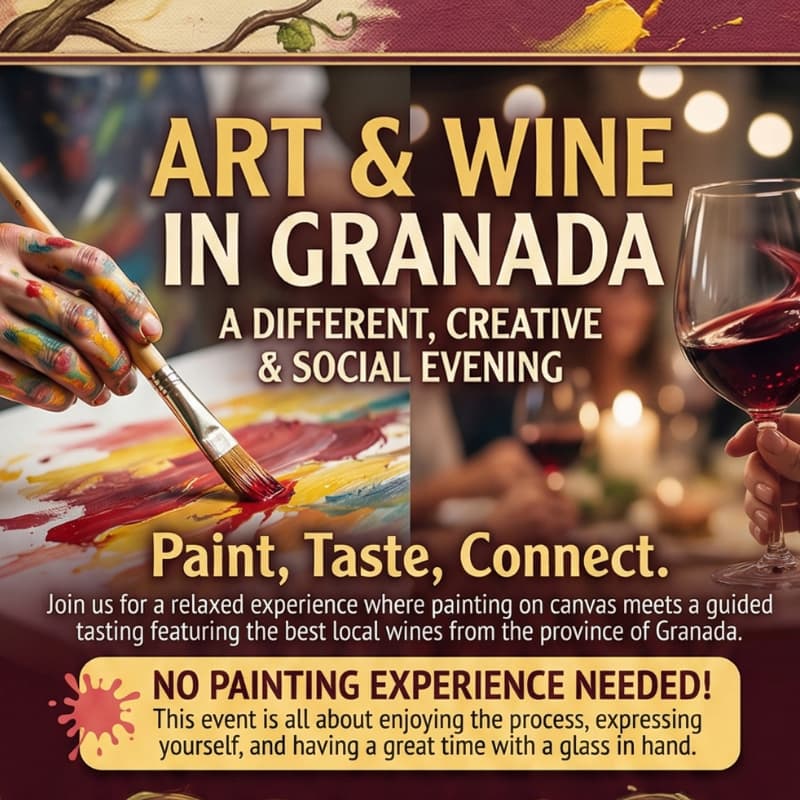 Cover Image for 🎨🍷 Arte&vino - paint, taste and connect (es/eng)